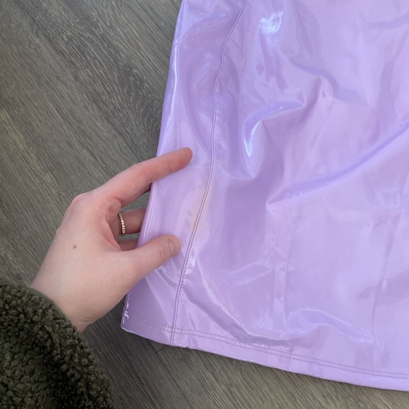 NWT Lilac Purple Latex Dress - Fashion Nova - Picture 4 of 7